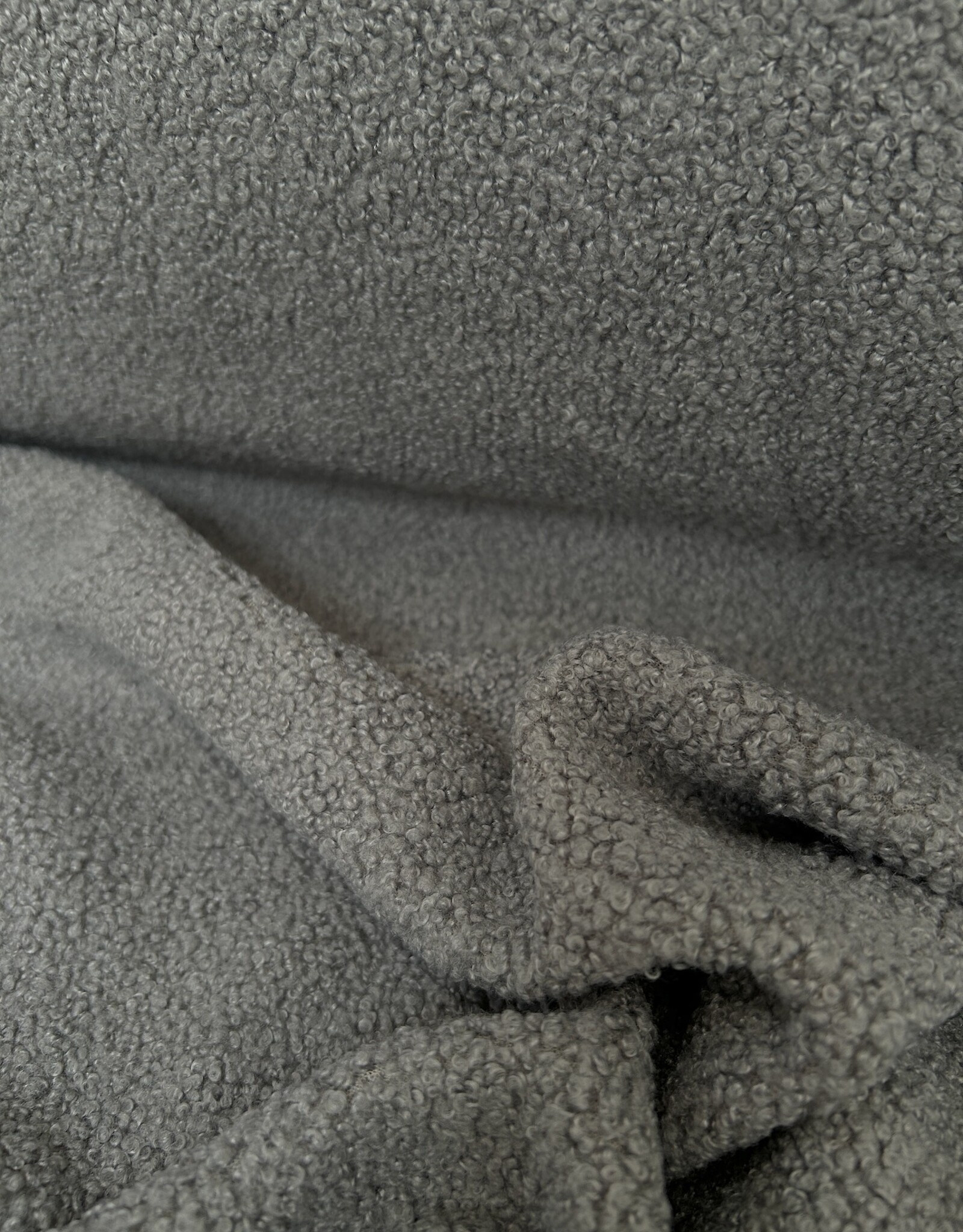 Teddy Boucle Knit - Grey