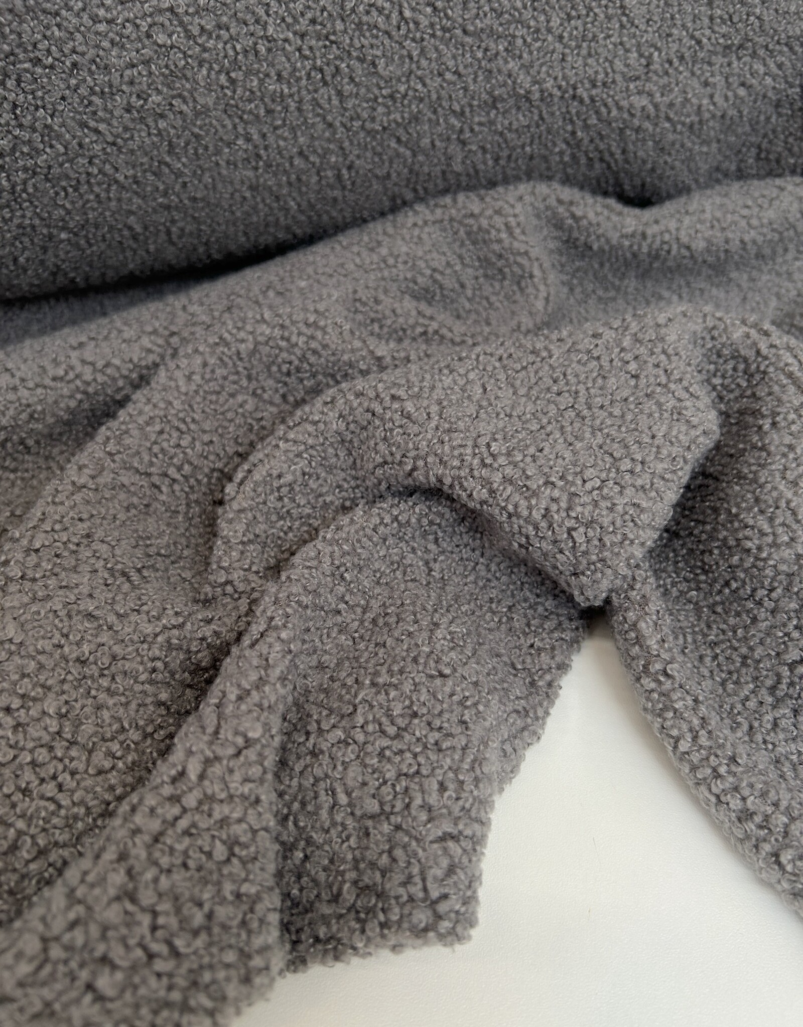 Teddy Boucle Knit - Grey
