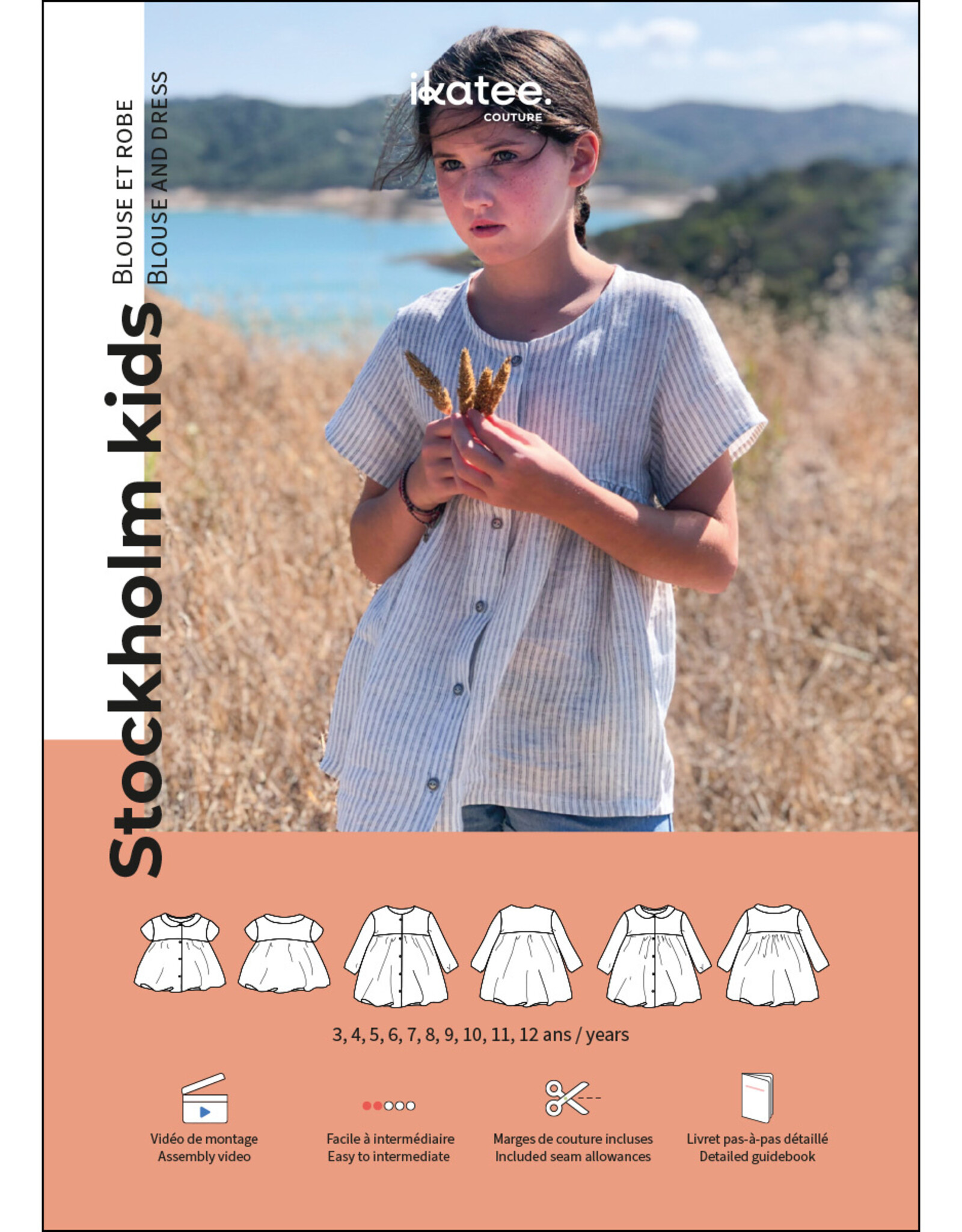 ikatee Patroon - STOCKHOLM - blouse en babyjurk