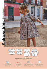 ikatee Patroon - SAKURA KIDS - blouse en kinderjurk