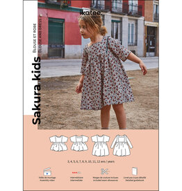 ikatee Patroon - SAKURA KIDS - blouse en kinderjurk