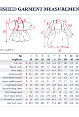 ikatee Patroon - SAKURA KIDS - blouse en kinderjurk
