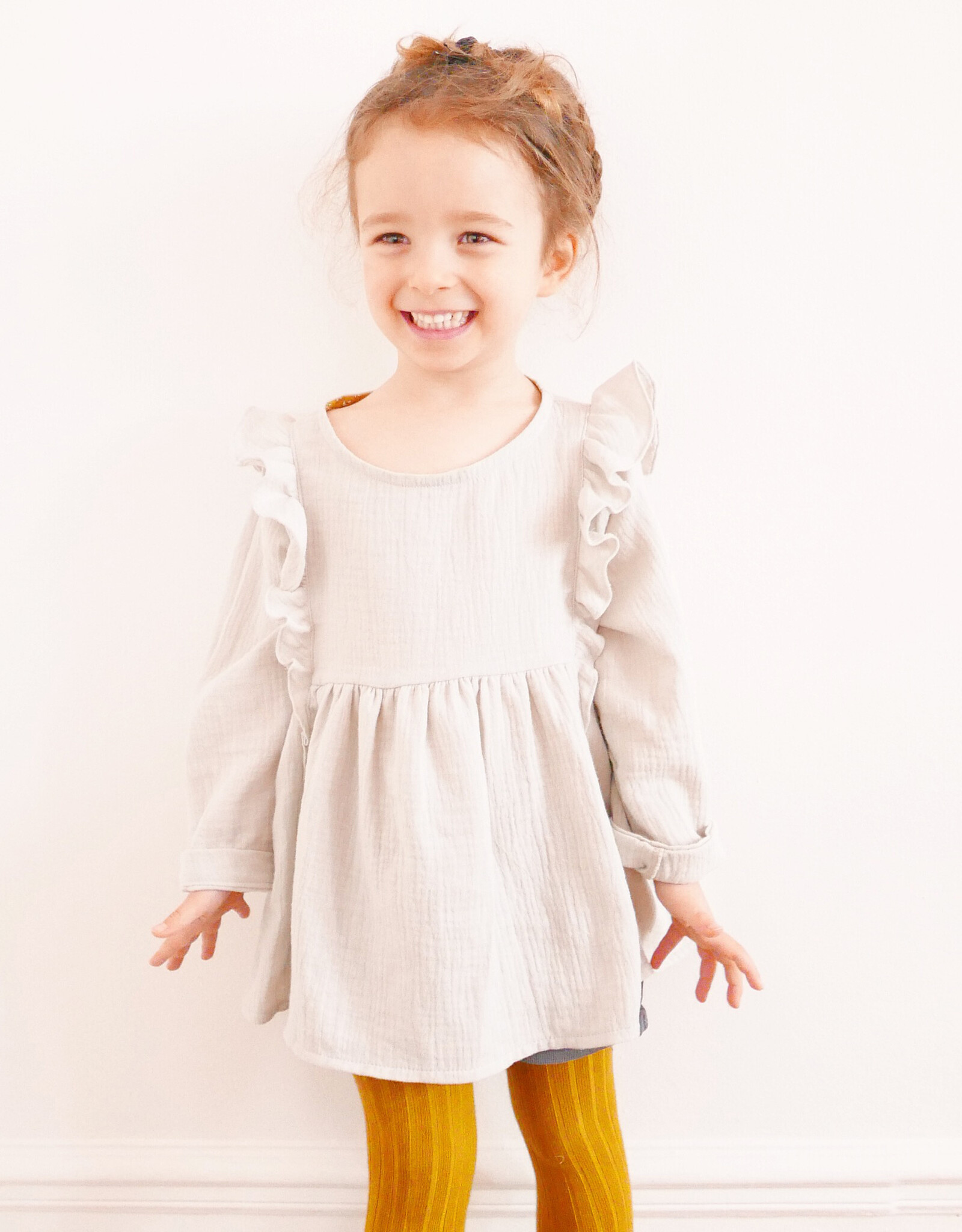 ikatee Patroon - STELLA - blouse en kinderjurk