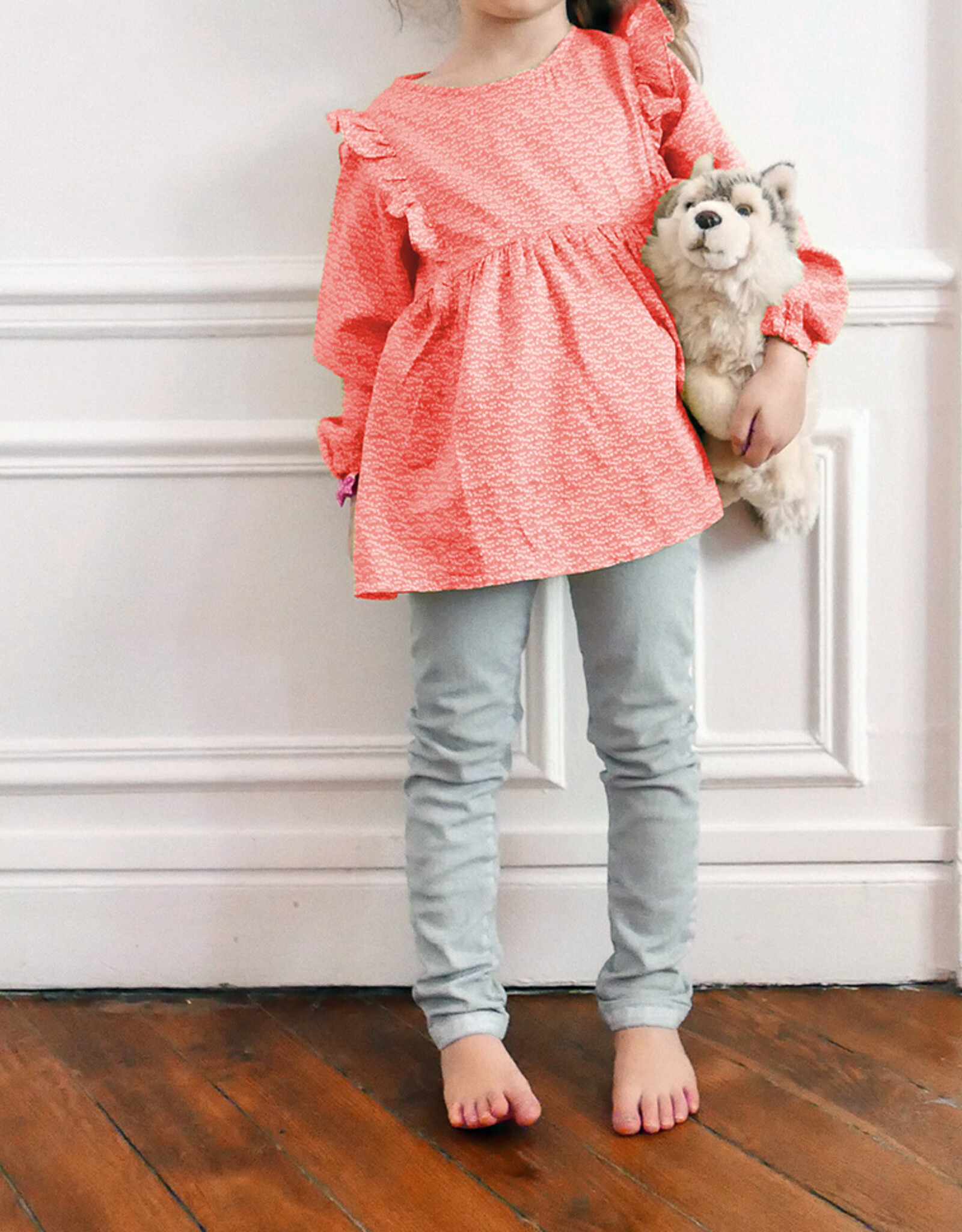 ikatee Patroon - STELLA - blouse en kinderjurk