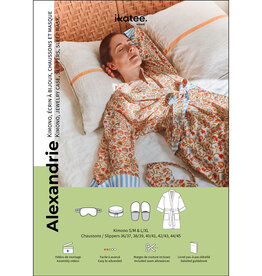 ikatee Patroon - ALEXANDRIE - kimono en accessoires voor de slaapkamer