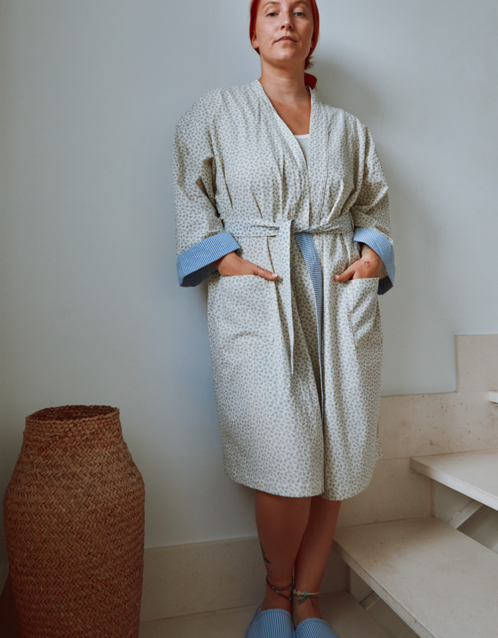 ikatee Patroon - ALEXANDRIE - kimono en accessoires voor de slaapkamer