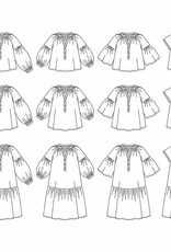 ikatee Patroon - OKINAWA - blouse en jurk voor dames