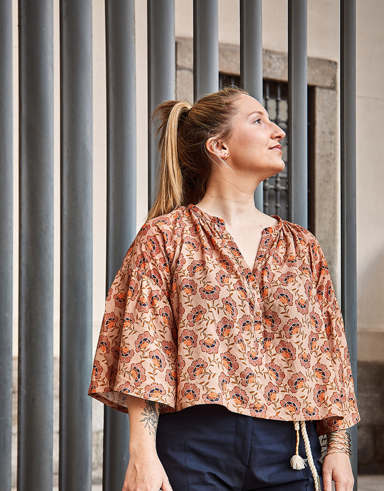 ikatee Patroon - OKINAWA - blouse en jurk voor dames