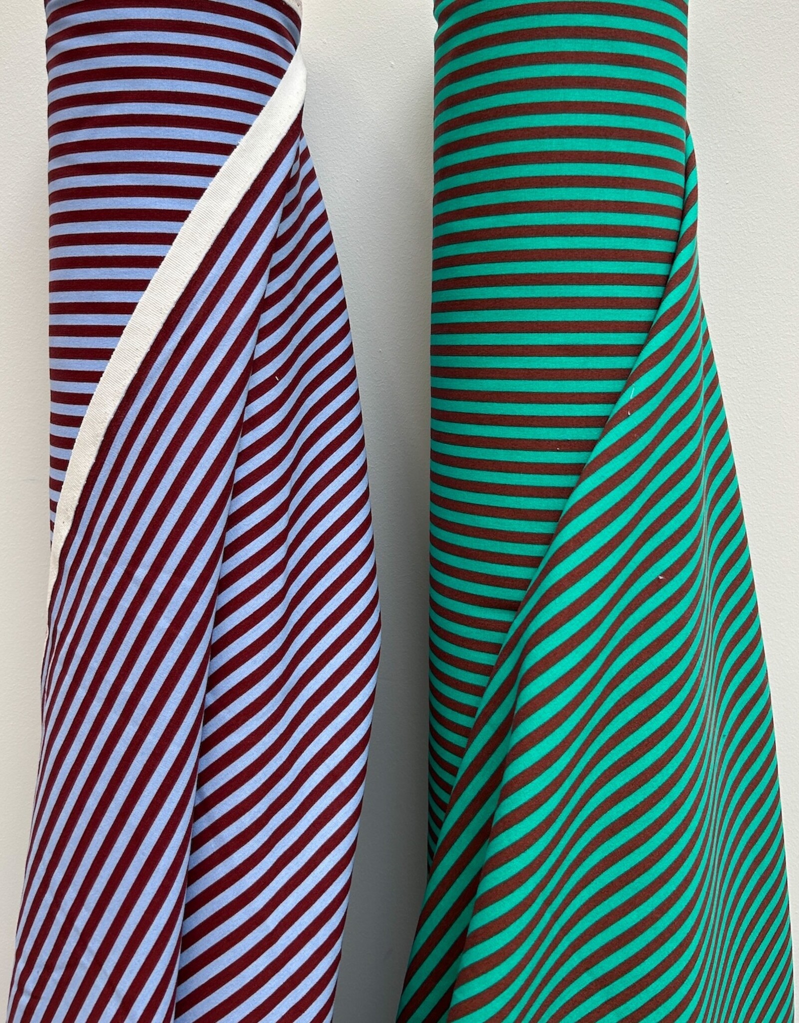 Katoen - green & brown