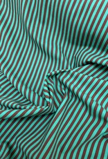 Katoen - green & brown