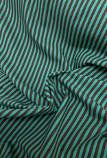 Katoen - green & brown