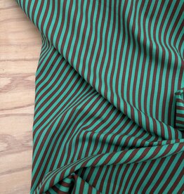 Katoen - green & brown