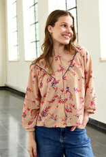 Atelier Jupe Viscose - Kleine ruitjes en Bloemen