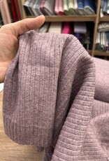 Soft Knit Ribbel - Dark Mauve