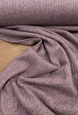 Soft Knit Ribbel - Dark Mauve