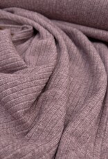 Soft Knit Ribbel - Dark Mauve