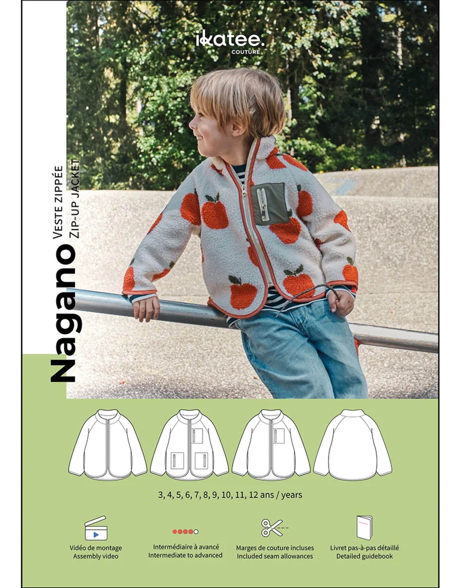 ikatee Patroon - NAGANO - Zip-up Jacket