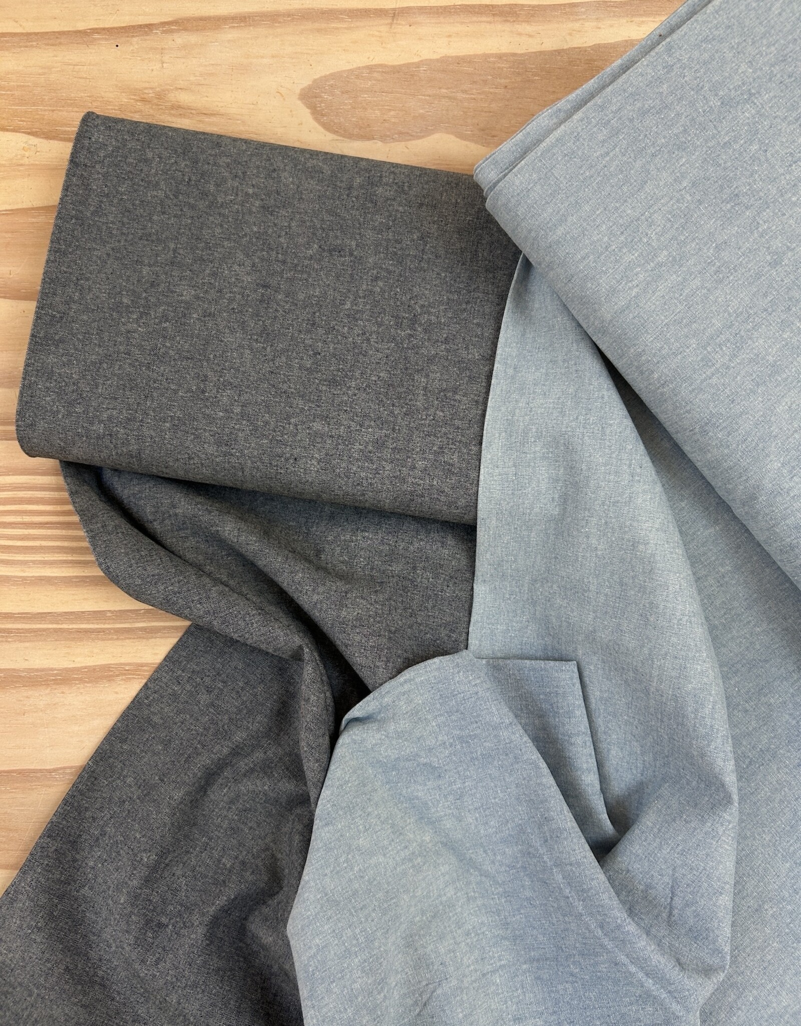 Denim Look katoen - Donker