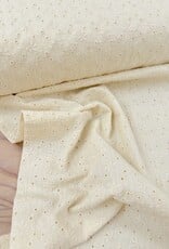 Seersucker Broderie - Crème