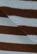Striped Teddy -  Brown & Blue