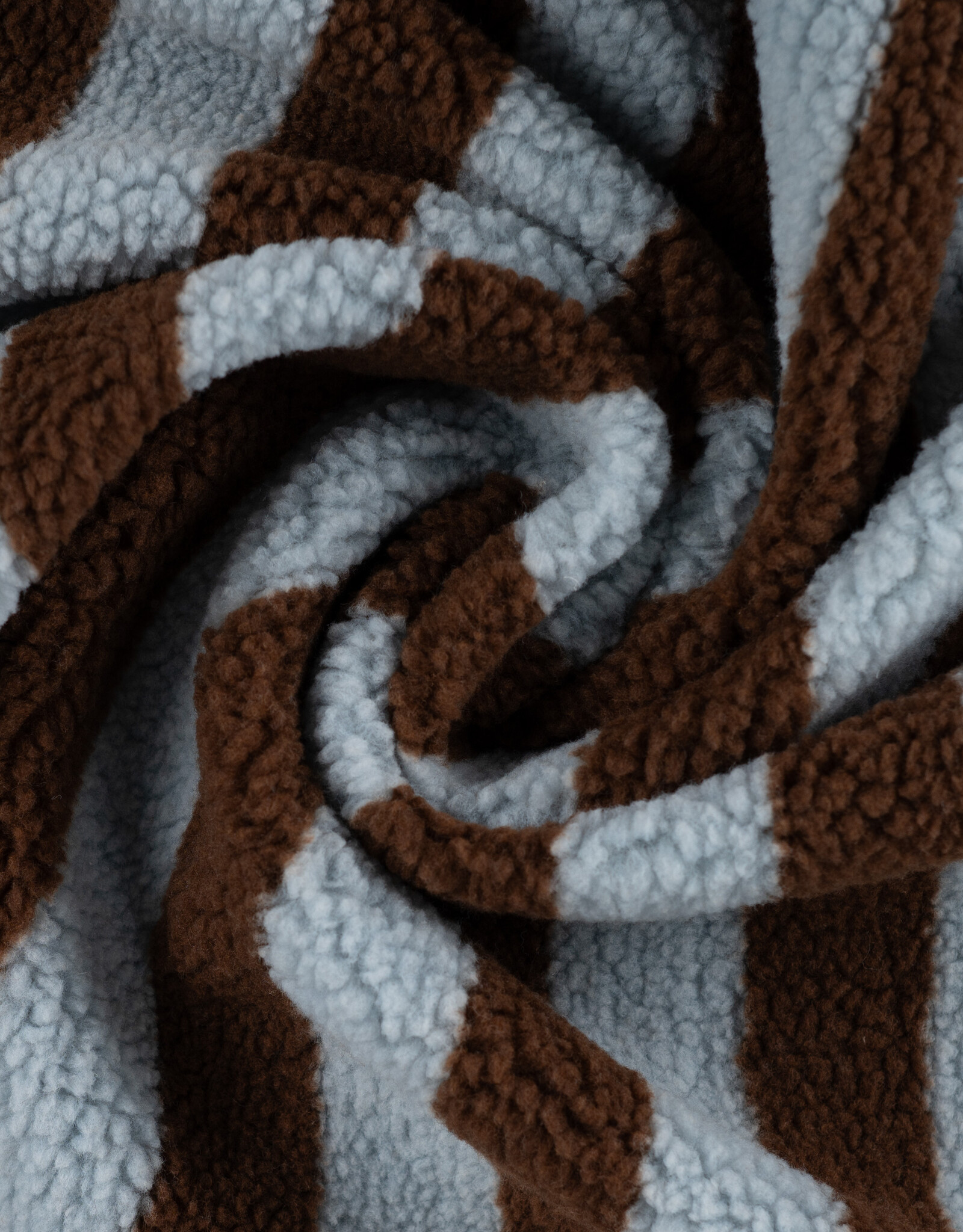 Striped Teddy -  Brown & Blue