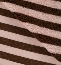 Striped Teddy -  Brown & Poudre