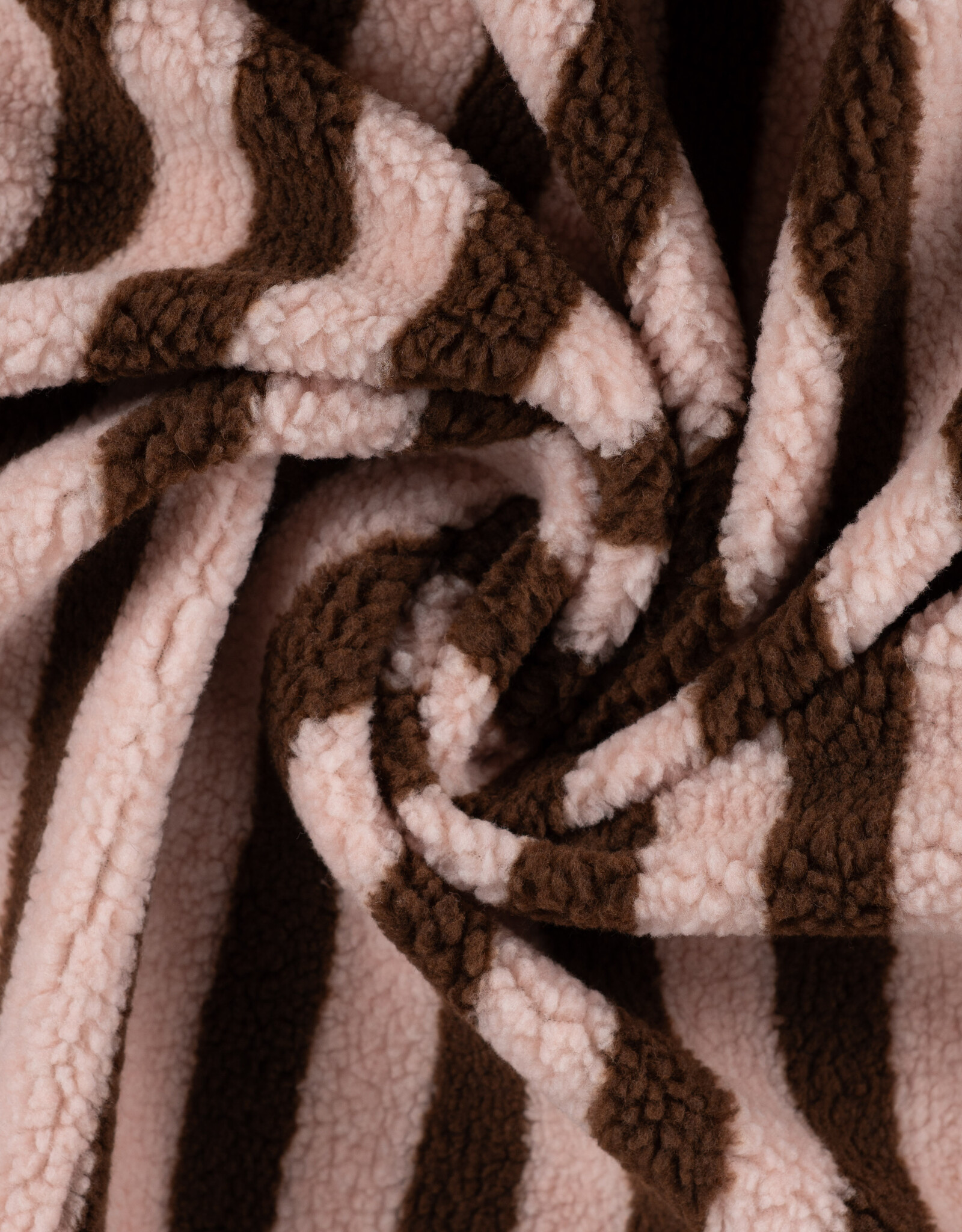 Striped Teddy -  Brown & Poudre
