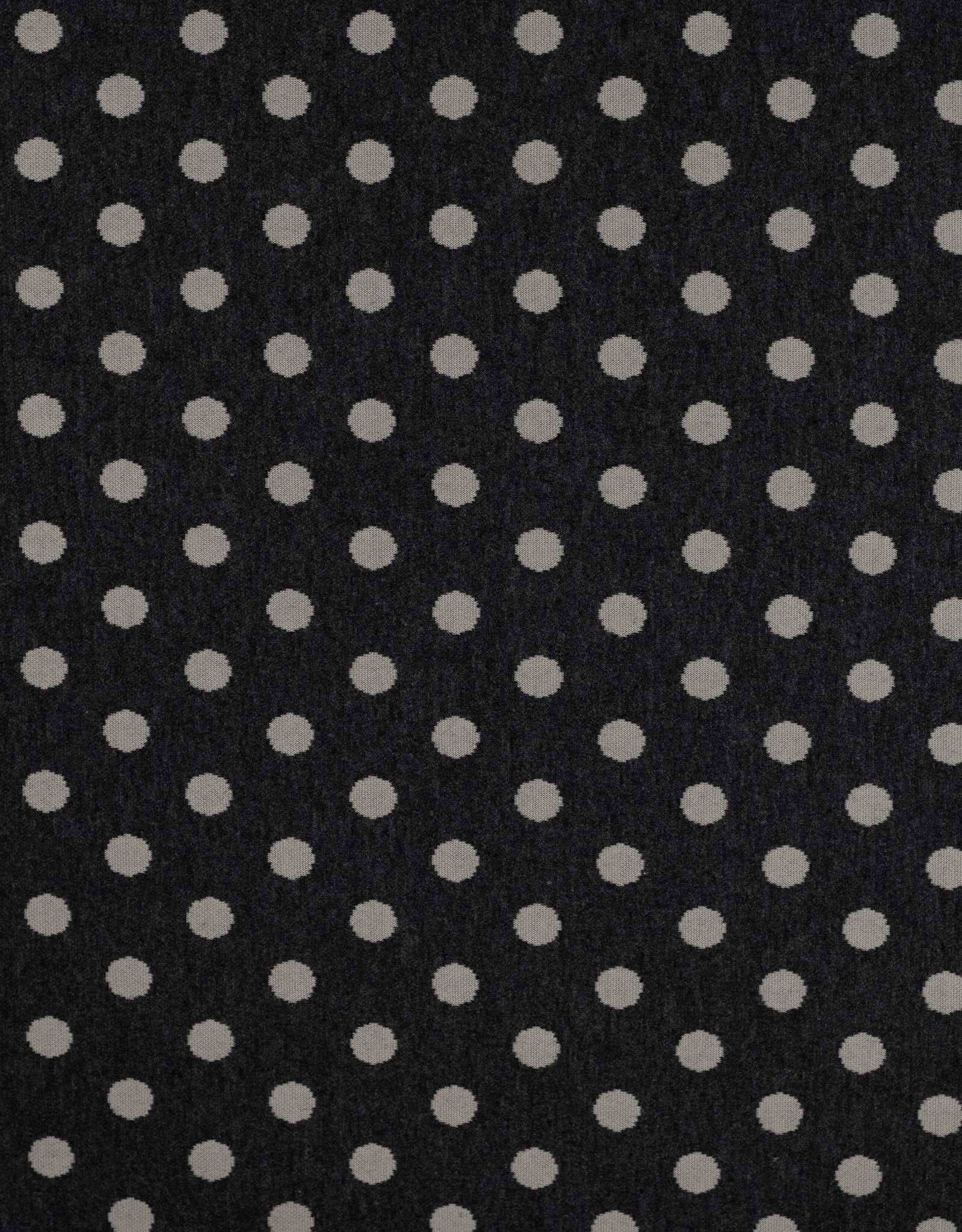 Polkadot Jacquard Knit - Grey