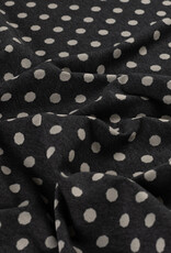Polkadot Jacquard Knit - Grey