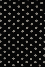 Polkadot Jacquard Knit - Black