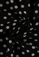 Polkadot Jacquard Knit - Black