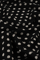 Polkadot Jacquard Knit - Black