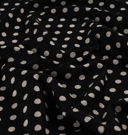 Polkadot Jacquard Knit - Black