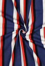 Sweat - Streep -  Blauw rood