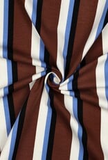 Sweat - Streep -  Bruin Blauw
