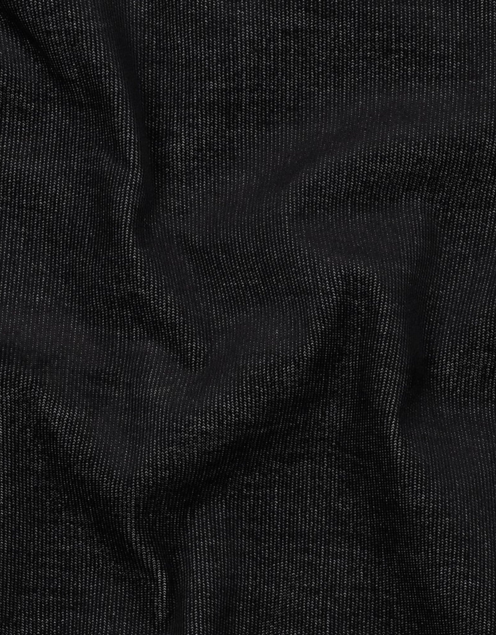 Babyrib Denim - Zwart
