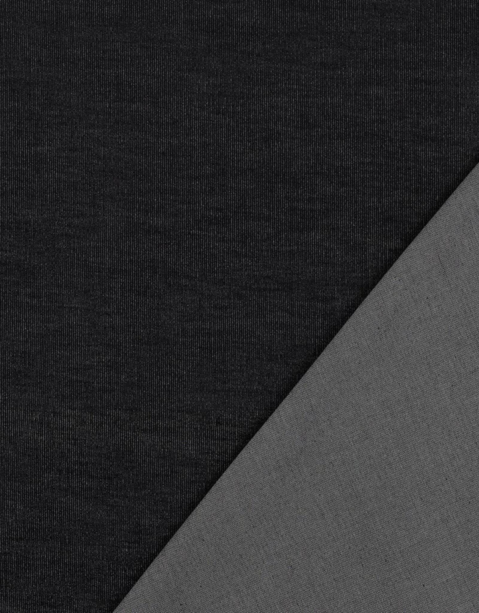 Babyrib Denim - Zwart