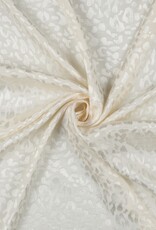 Viscose Jacquard - Spots Wit