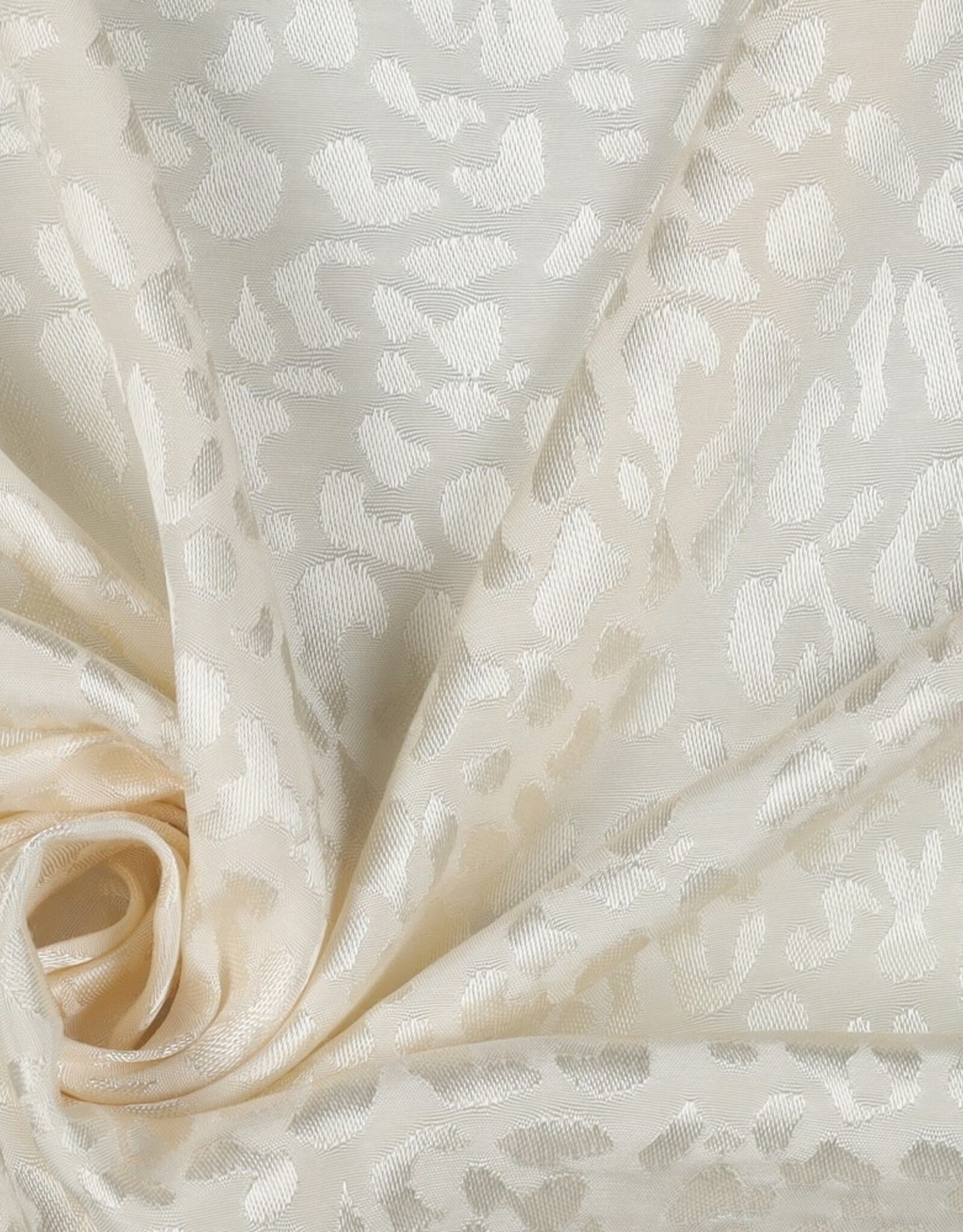 Viscose Jacquard - Spots Wit