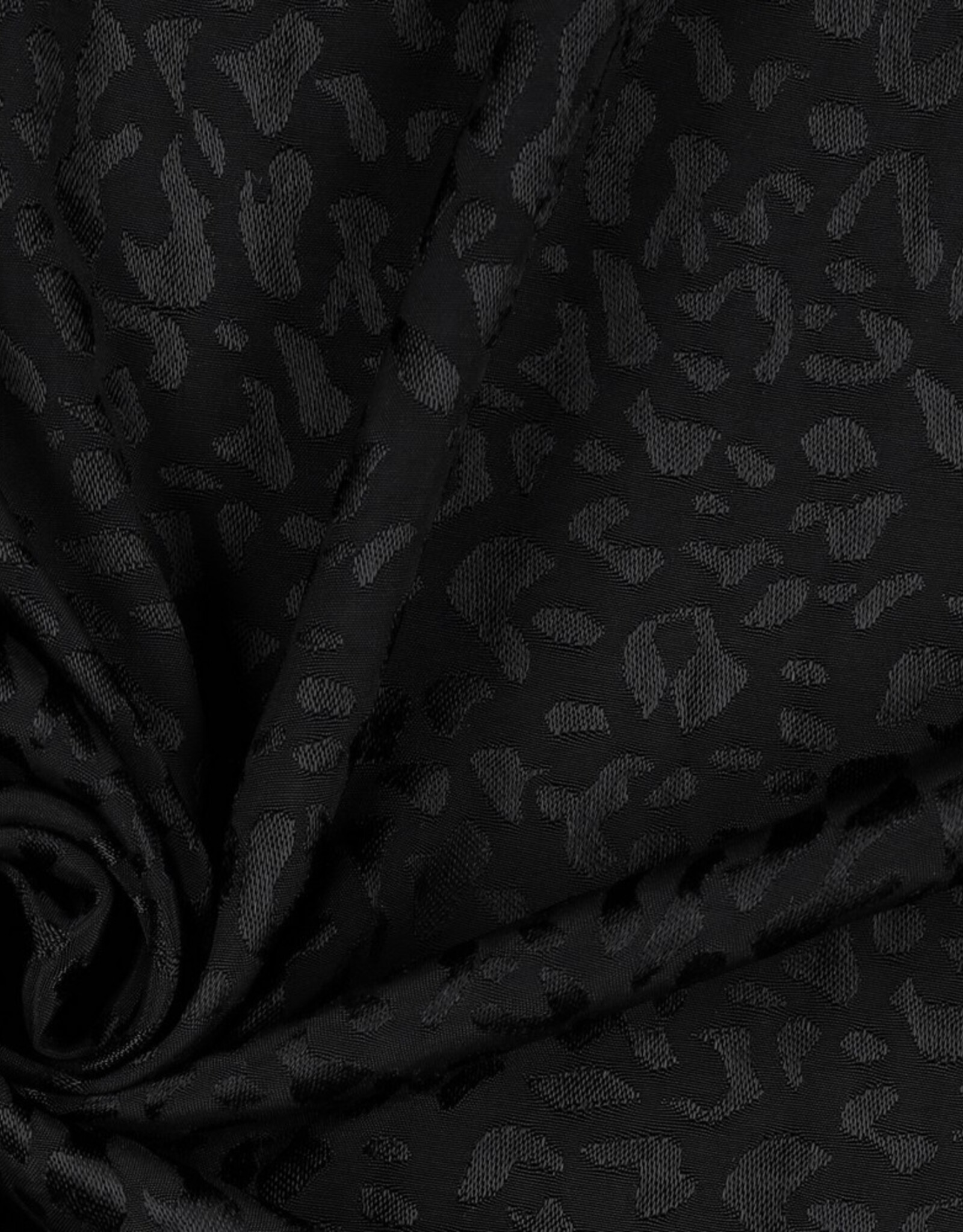 Viscose Jacquard - Spots Zwart