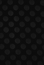 Viscose Jacquard - Polkadot Zwart