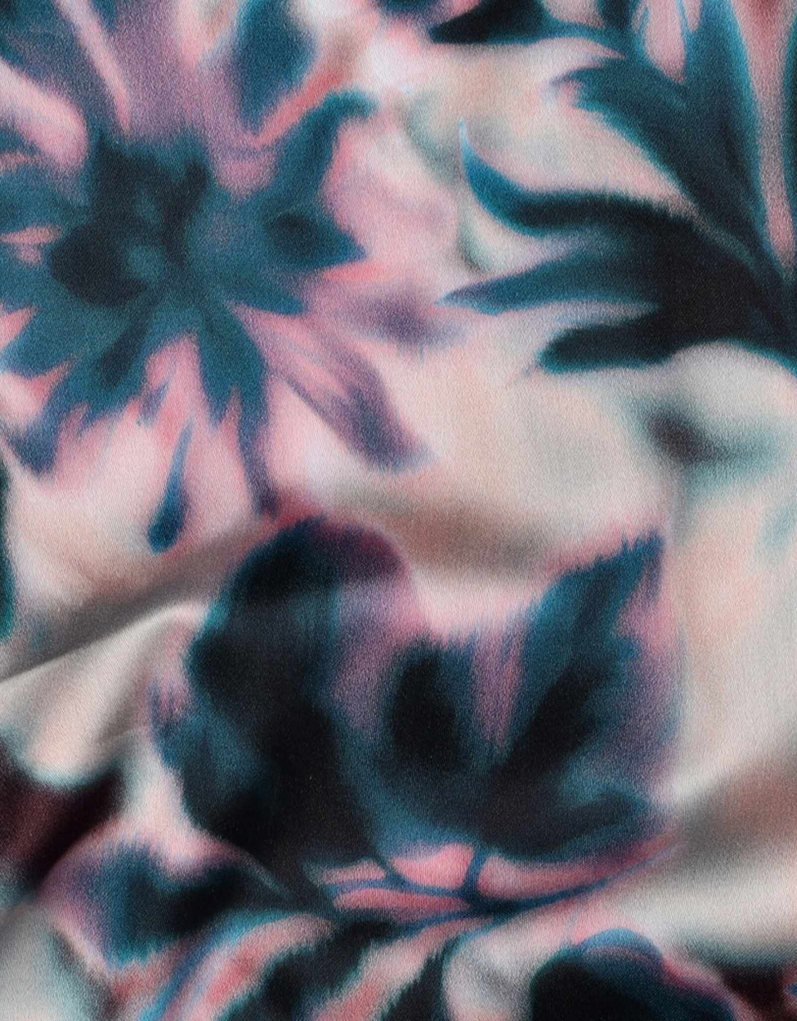 Satijn Katoen - Faded flowers