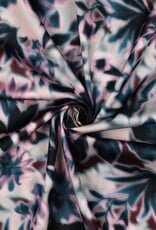 Satijn Katoen - Faded flowers