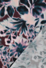 Satijn Katoen - Faded flowers