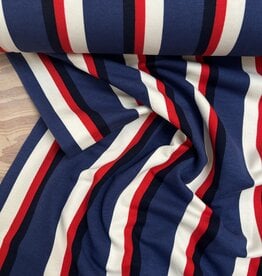 Sweat - Streep -  Blauw rood