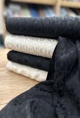 Viscose Jacquard - Spots Wit