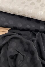 Viscose Jacquard - Polkadot Wit