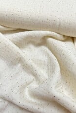Double Gauze - Little gold dots