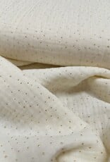 Double Gauze - Little gold dots