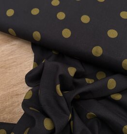 Viscose - Polkadot - Olive